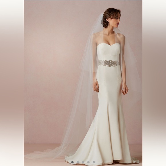 Anthropologie PARIS by Debra Moreland Floating Cathedral Veil - Picture 1 of 6